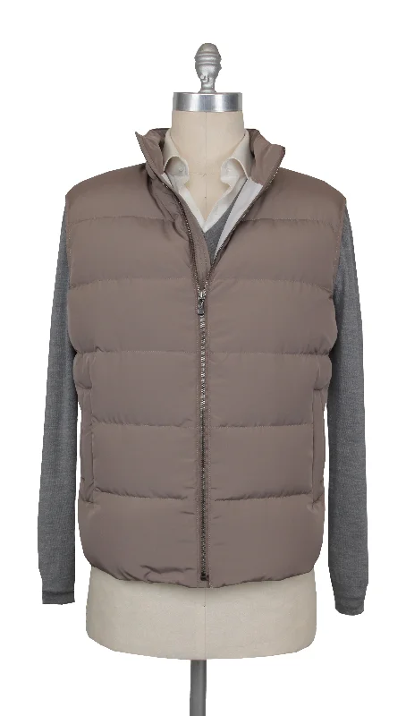 Mandelli Light Brown Jacket Vest