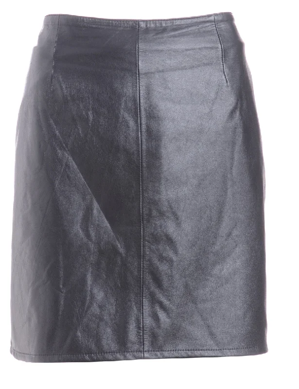 Label Roxy Mini Leather Skirt