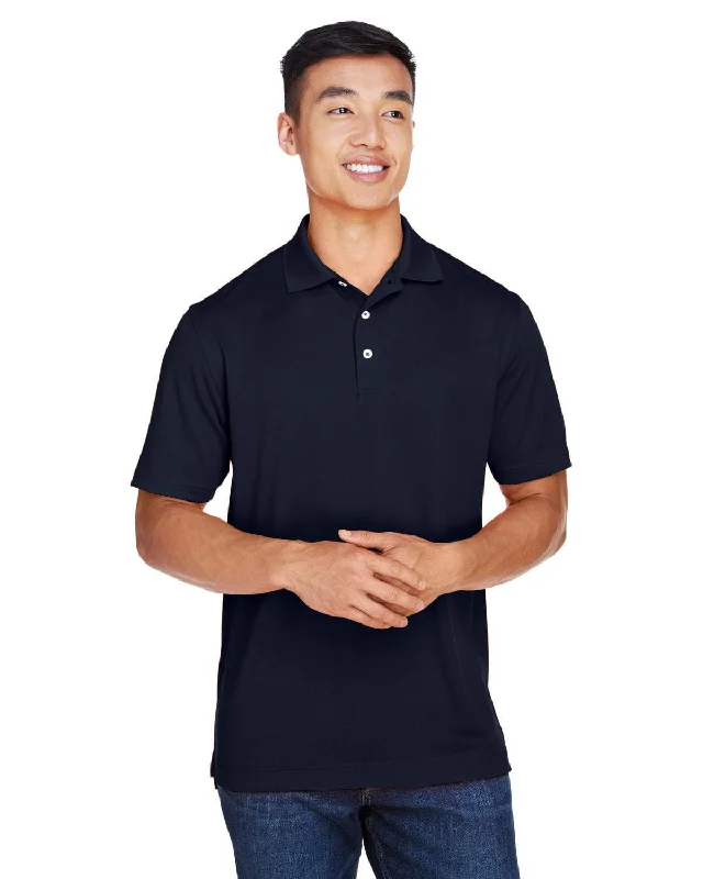 Harriton Double Mesh Polo Shirt | Navy