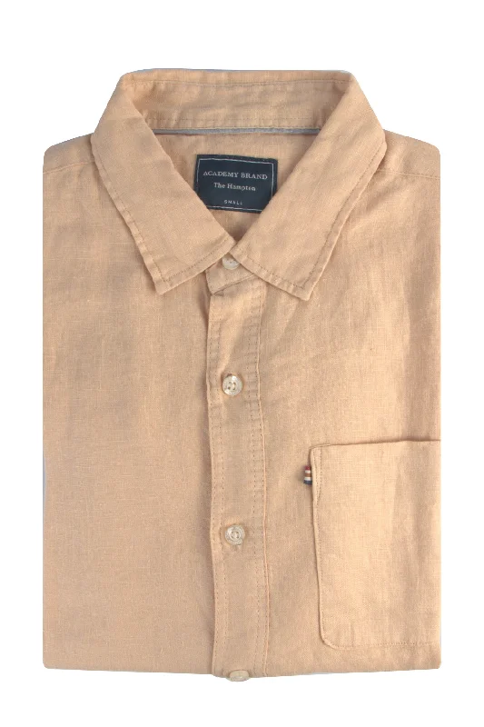 The Academy Brand Hampton Linen Shirt Honey