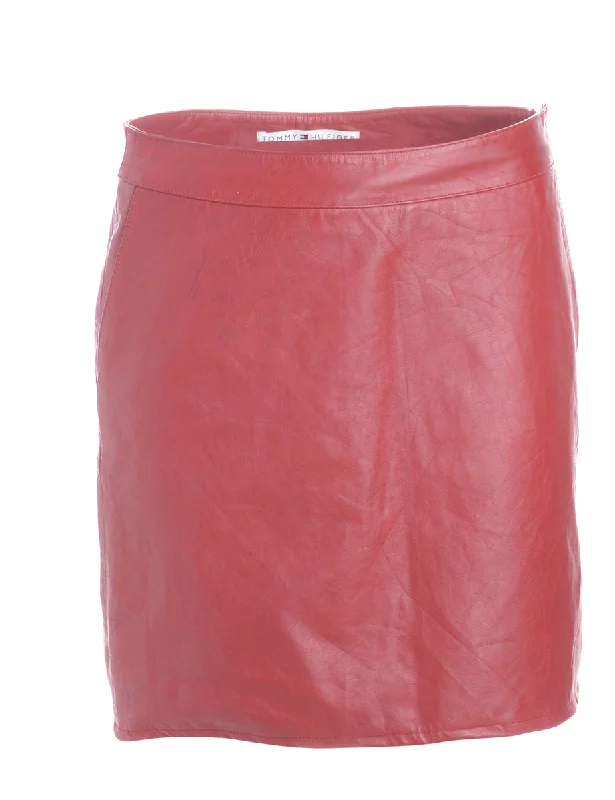 Label Roxy Mini Leather Skirt