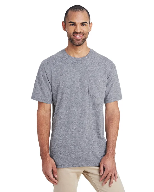 Gildan Hammer T-Shirt with Pocket | Rs Sport Grey