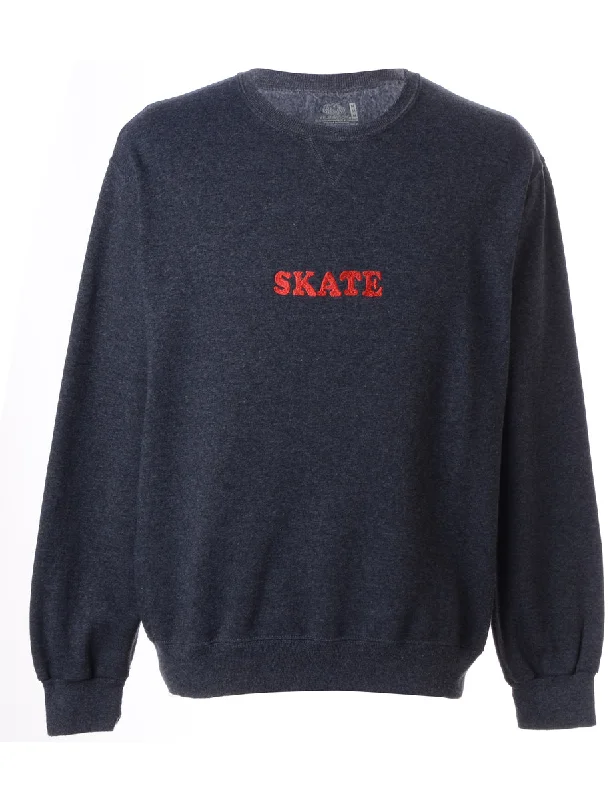 Label Skate Embroidered Sweatshirt