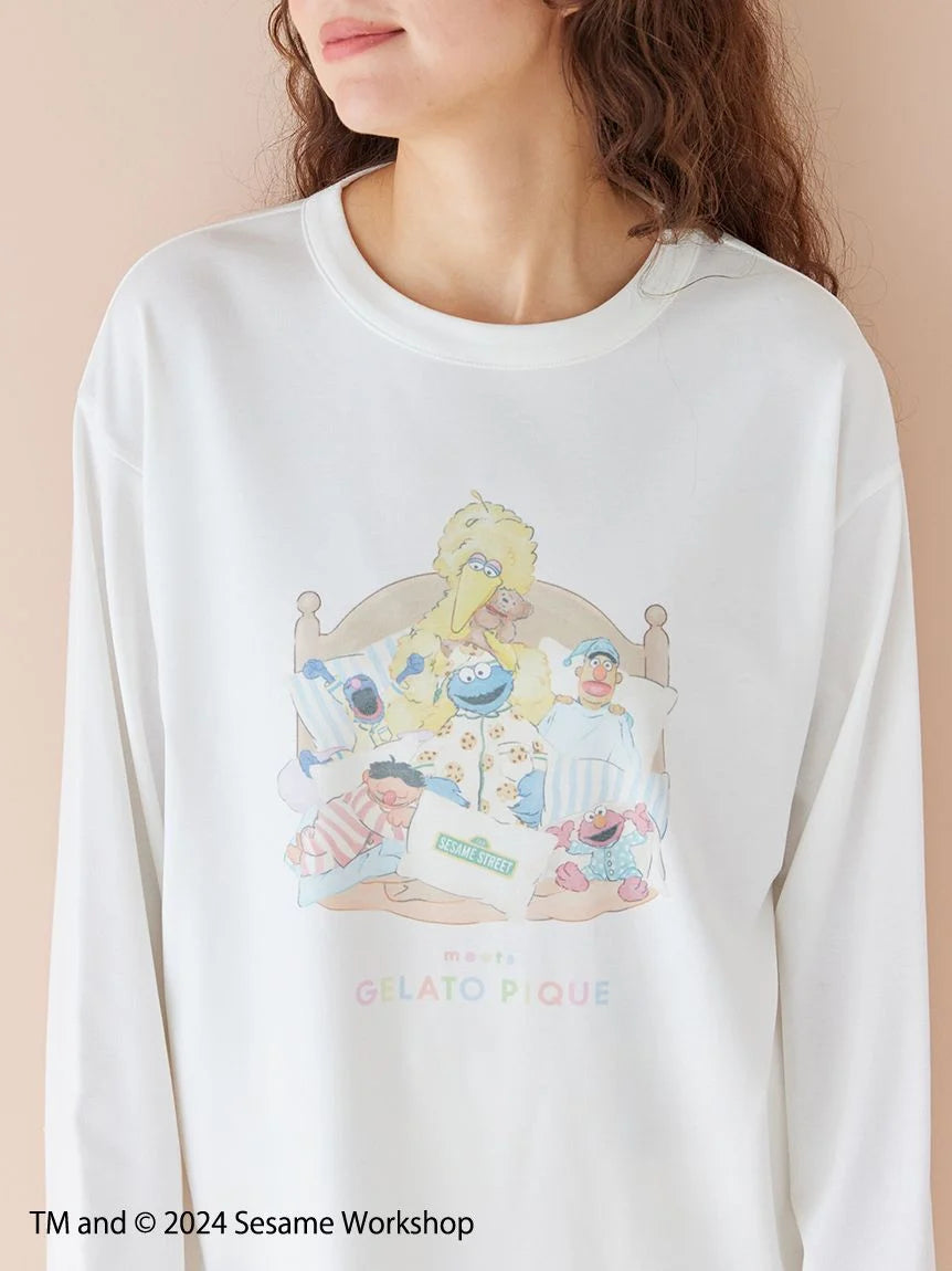 【SESAME STREET】 【UNISEX】One-point Pullover