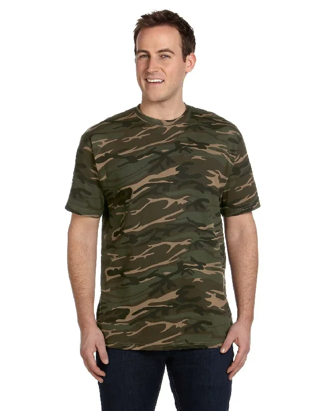 Anvil Camouflage T-Shirt | Camouflage Green