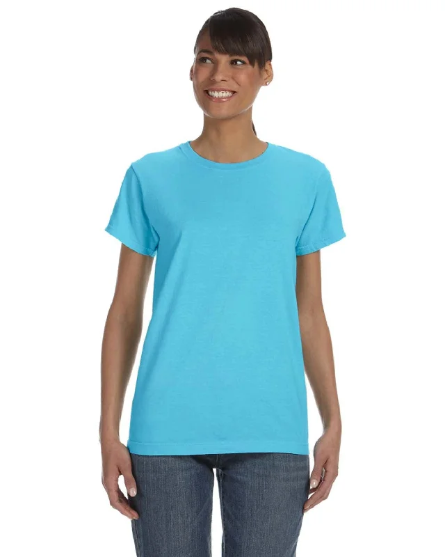 Comfort Colors Ladies Garment-Dyed T-Shirt | Lagoon Blue