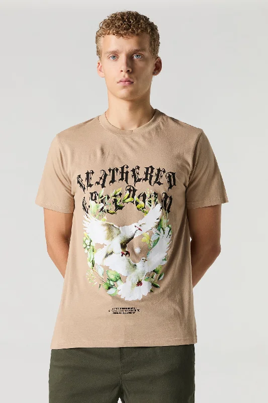 Feathered Freedom Graphic T-Shirt