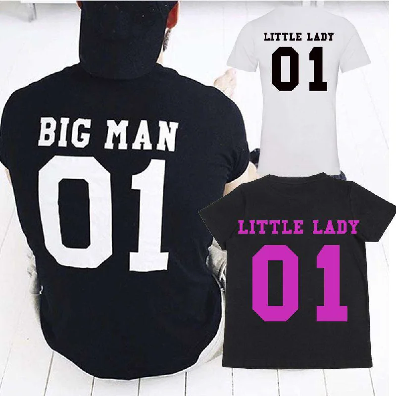 Big Man/Little Lady Dad & Daughter Matching Tees (MRK X)