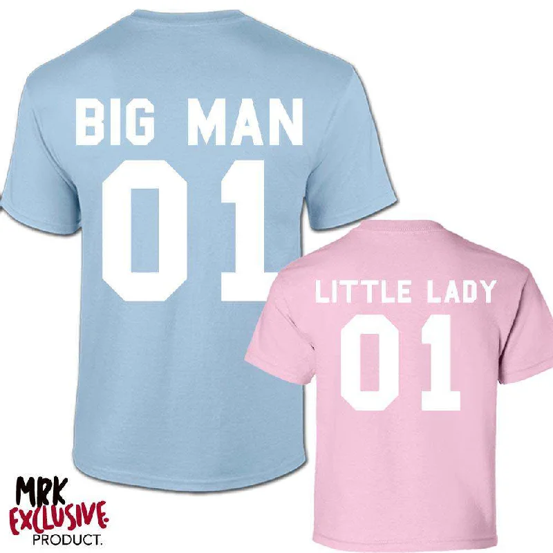 Big Man/Little Lady Daddy & Daughter Pastel Matching Tees (MRK X)