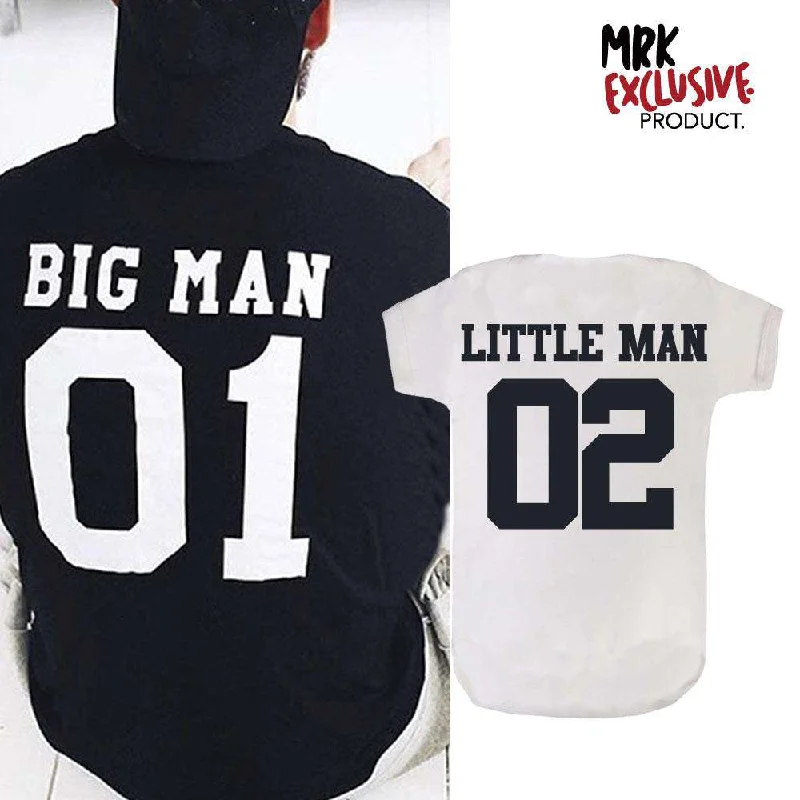 Big Man/Little Man Dad & Son Matching Tee & Bodysuit (MRK X)