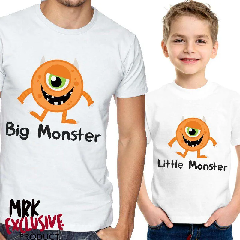 Big Monster/Little Monster Matching Dad & Kids Matching Tees (MRK X)