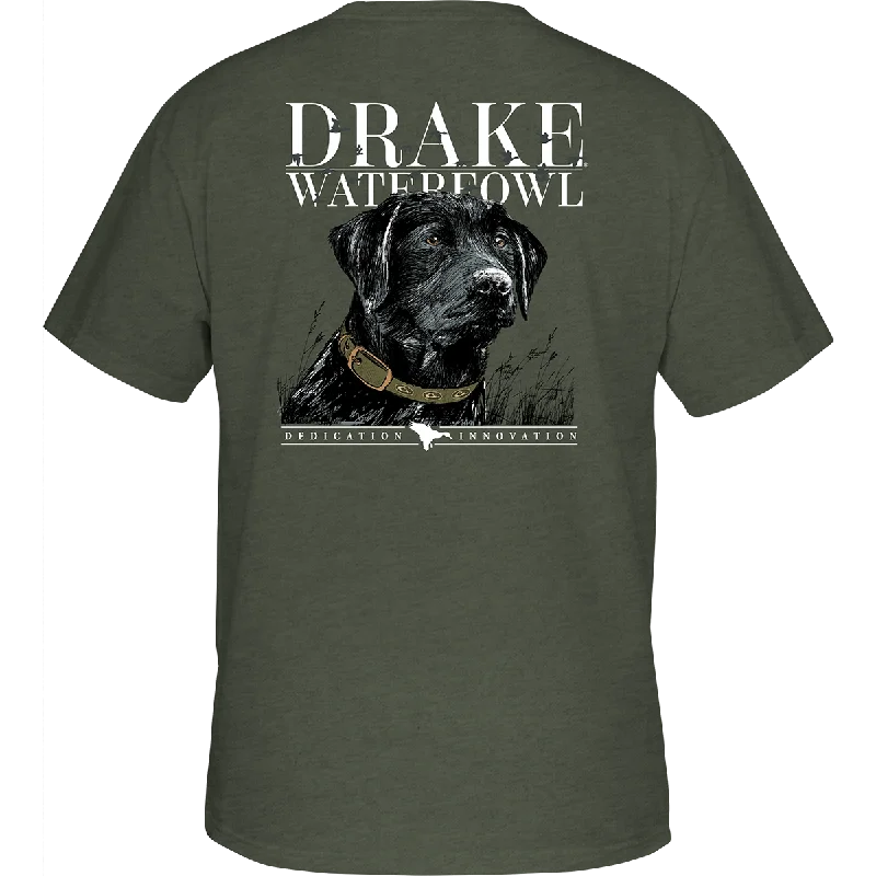 Black Lab Collar T-Shirt