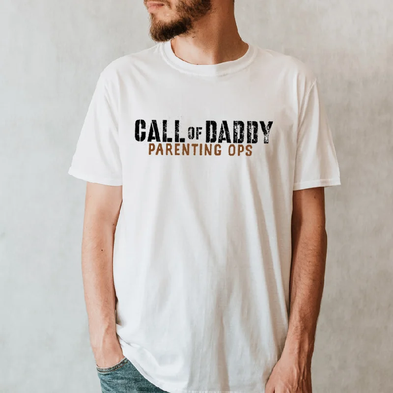 Call Of Daddy COD White T-Shirt