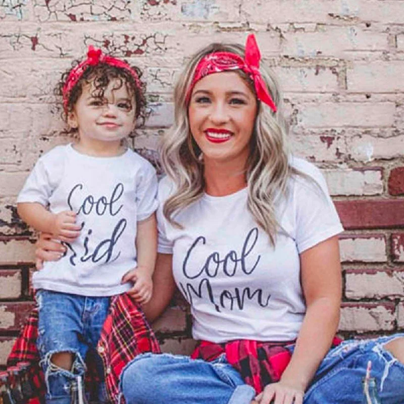 Cool Kid & Cool Mum/Dad Matching T-Shirts (MRK X)