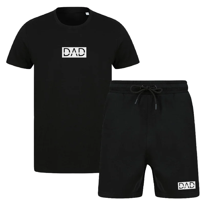 Dad Legacy Block Logo Tee & Short Set