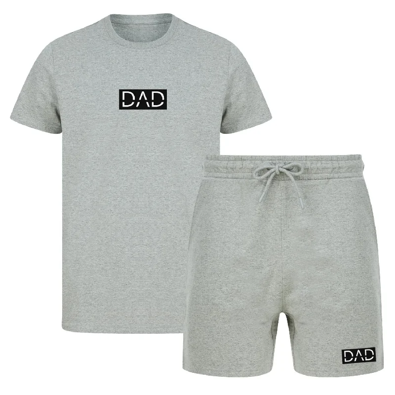 Dad Legacy Block Logo Tee & Short Set