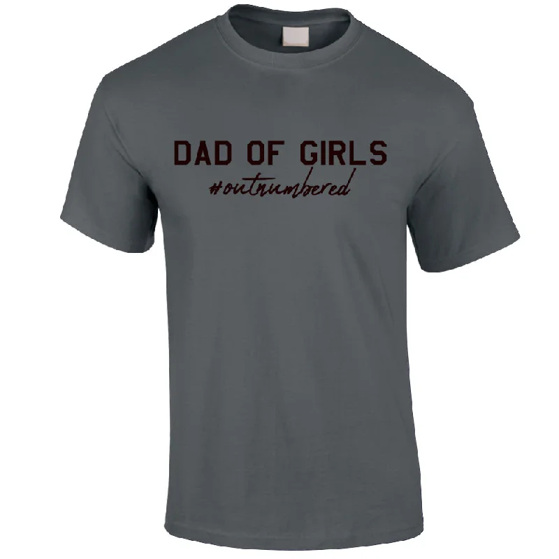 Dad Of Girls Outnumbered T-Shirt (MRK X)