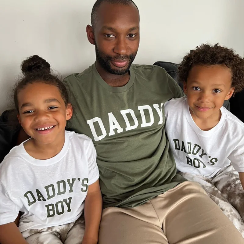 Daddy & Daddy's Boy College Matching T-Shirts