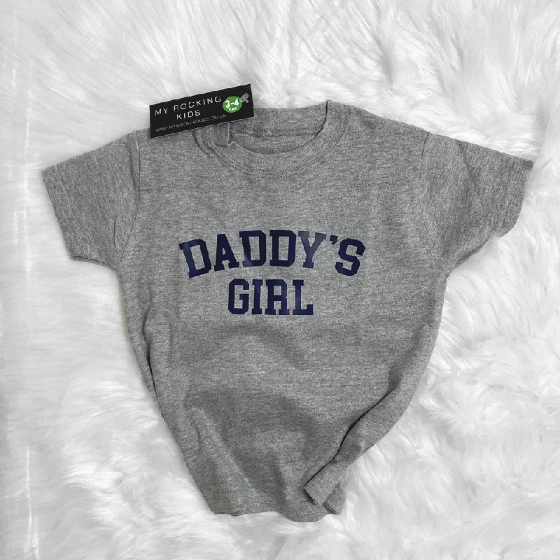 Daddy's Girl Varsity Grey T-Shirt (MRK X)