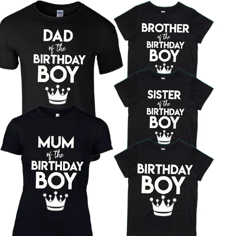 Family Birthday Boy Matching Tees (MRK X)