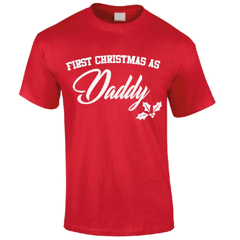 First Christmas As Daddy T-Shirt (MRK X)