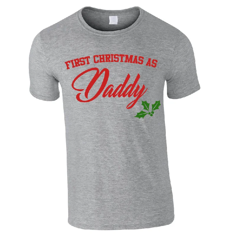 First Christmas As Daddy T-Shirt (MRK X)