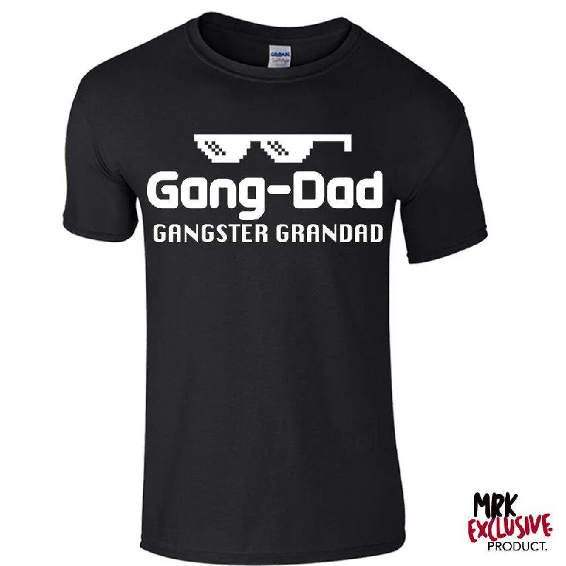 Gang-Dad Gangster Grandad Black Tee (MRK X)