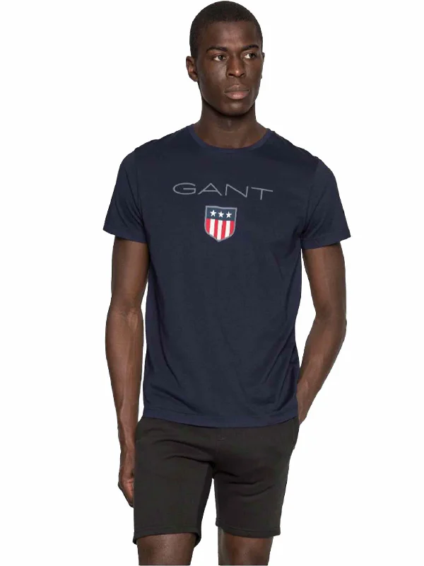 Gant Big Shield | Mens Crew Neck T-Shirts