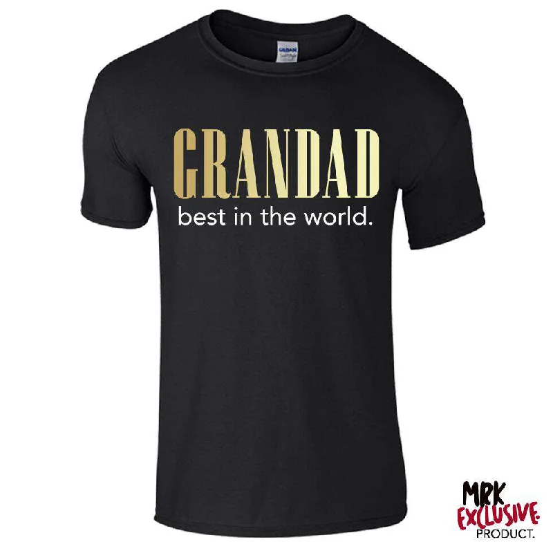 Grandad Best In The World Black Tee (MRK X)