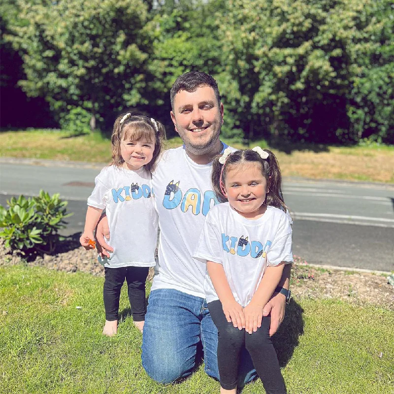 Puppy Dog - Dad and Kiddo Matching T-Shirts