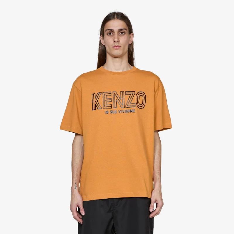 'KENZO Archive 1970' Oversized T-Shirt Medium Orange