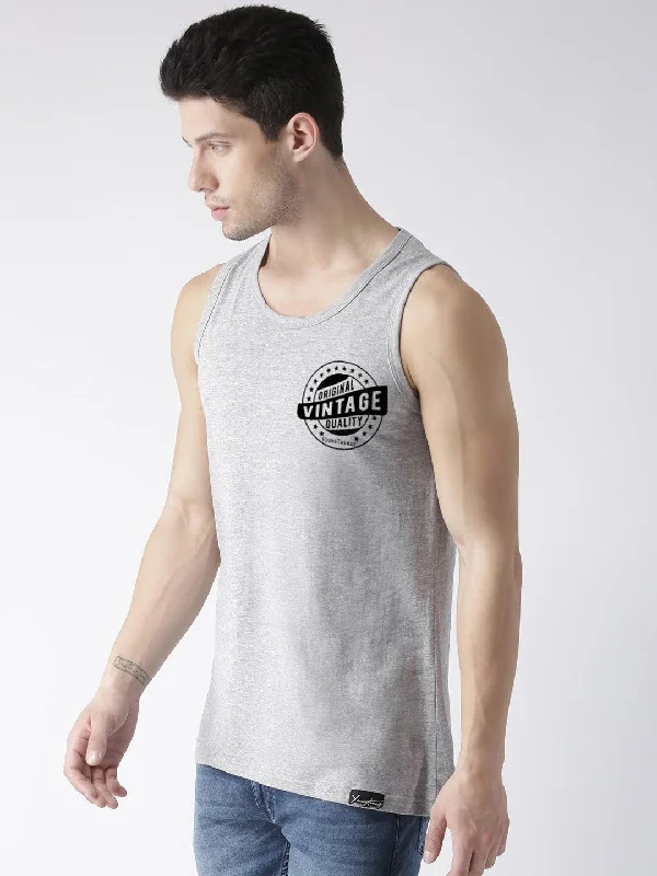 Mens Print  Sleeveless Tshirt