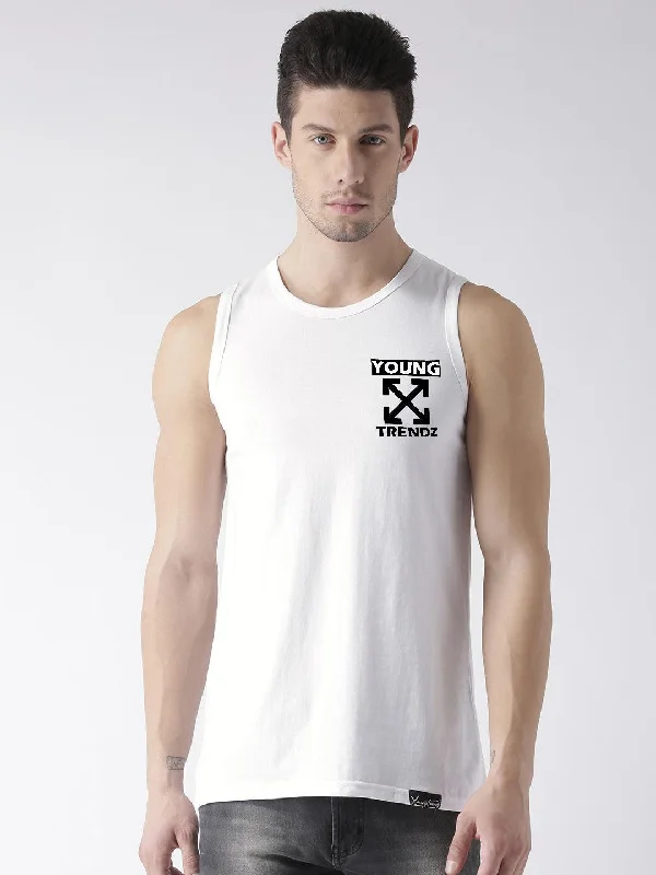 Mens Print  Sleeveless Tshirt