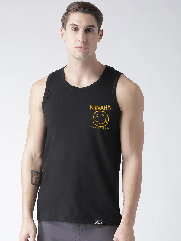 Mens Print  Sleeveless Tshirt