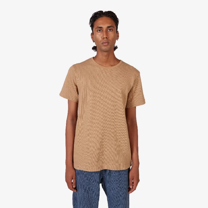 Mesh Crew T-Shirt Khaki