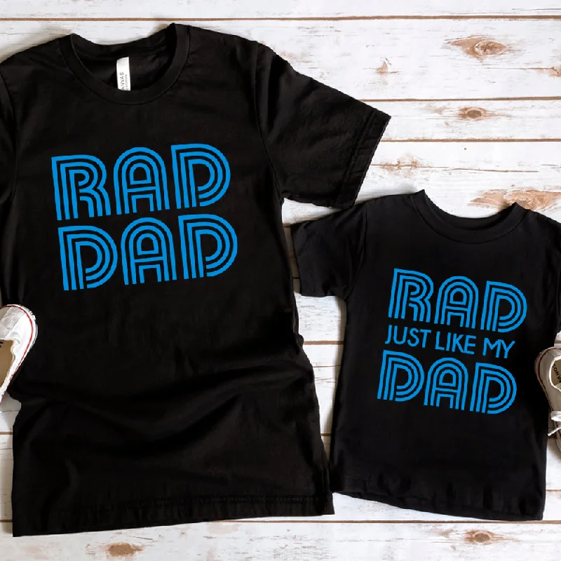 Rad Dad & Just Like Dad Matching T-Shirts