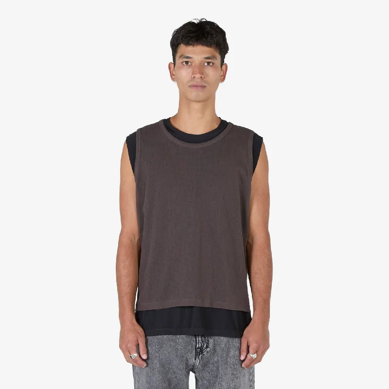 Reversible Gravity Tank Black | Antique Chocolate