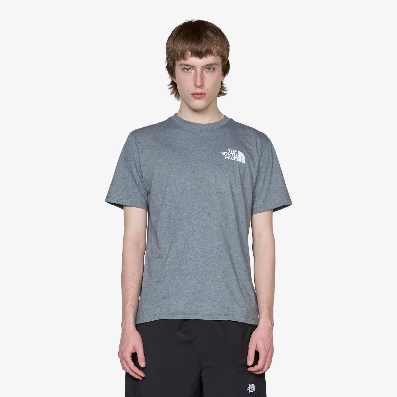 Short Sleeve Box NSE T-Shirt TNF Medium Grey Heather | TNF Blue