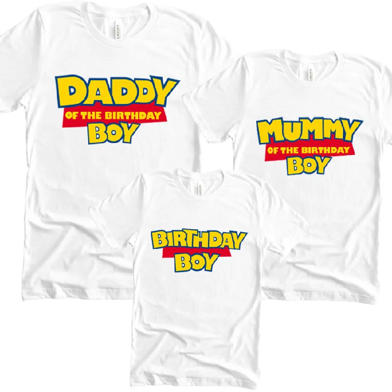 Toy Inspired Daddy/Mummy & Birthday Boy Matching Tees