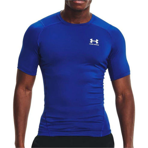 Under Armour HeatGear Compression T-Shirt - Royal Blue