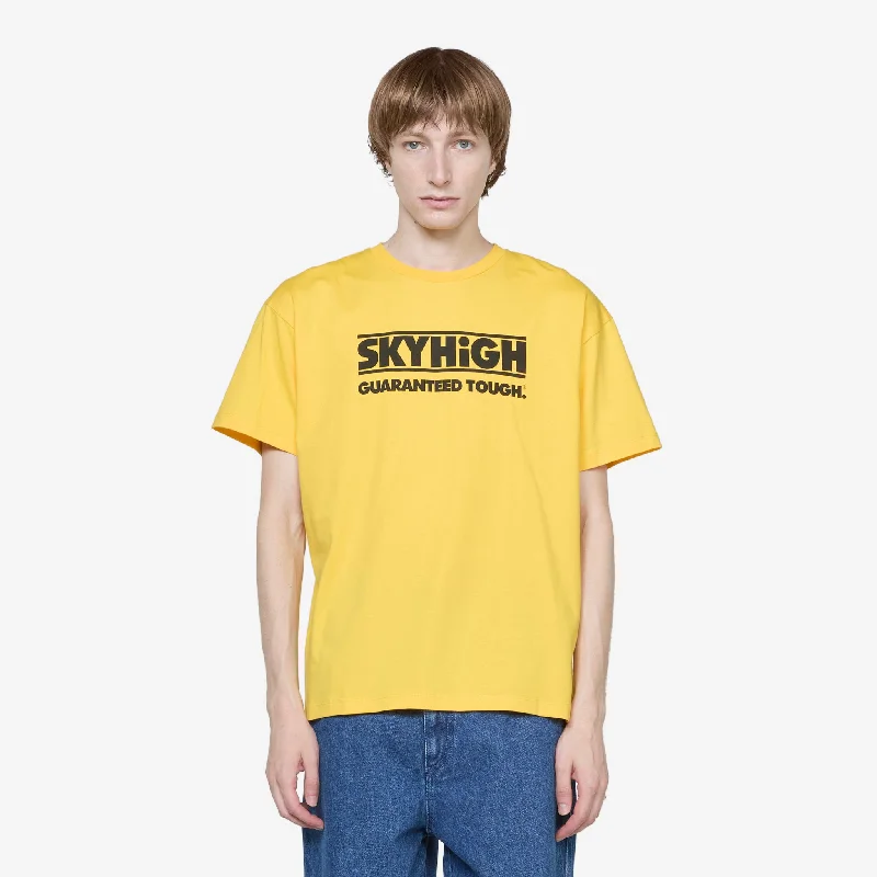 Unisex Construction Graphic Logo #2 T-Shirt Yellow