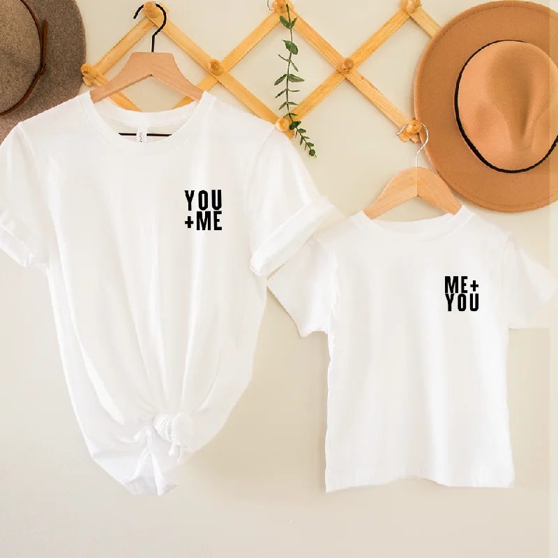 You + Me Dad Matching T-Shirts - White