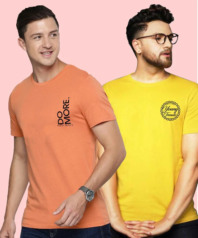 Young Trendz Mens Pocket Printed Combo Tshirt