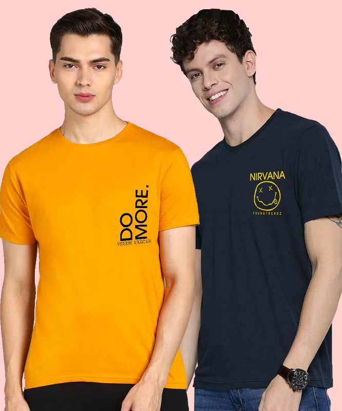 Young Trendz Mens Pocket Printed Combo Tshirt