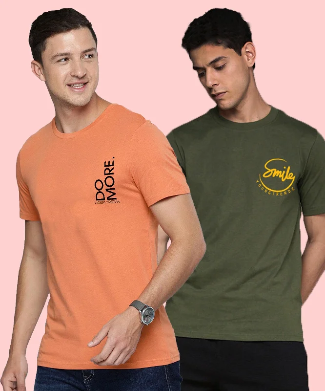 Young Trendz Mens Pocket Printed Combo Tshirt