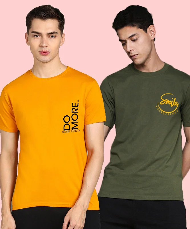 Young Trendz Mens Pocket Printed Combo Tshirt